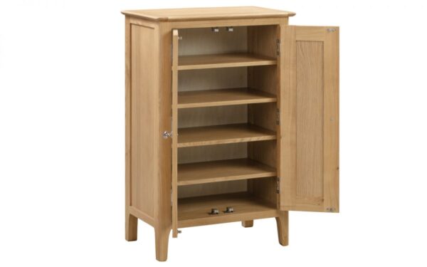 Cotswold Oak Shoe Cupboard - Image 3