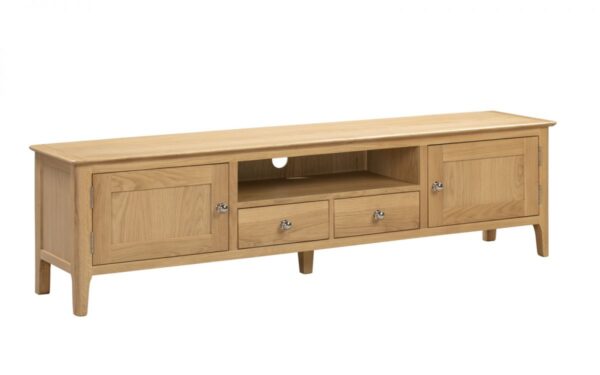 Cotswold Oak Widescreen Tv Unit