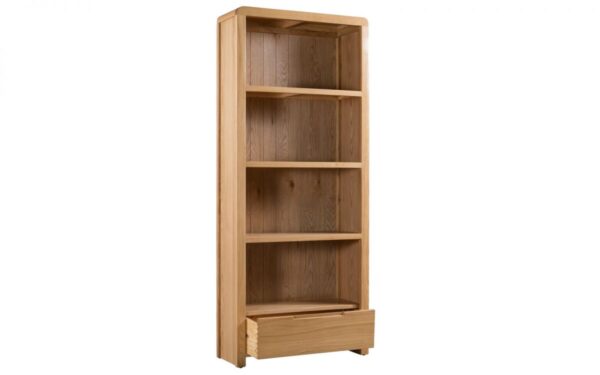 Curvey Oak Tall Bookcase - Image 2