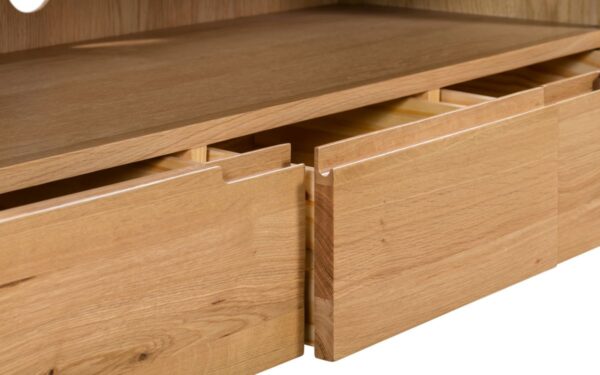 Curvey Oak Tv Unit - Image 3