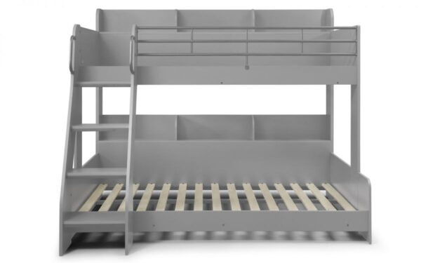 Domino Light Grey Triple Bunk Bed - Image 4