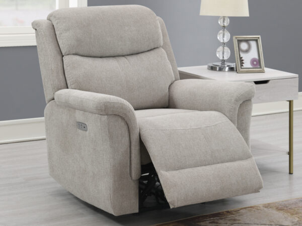 Faringdon Beige Electric Recliner Chair