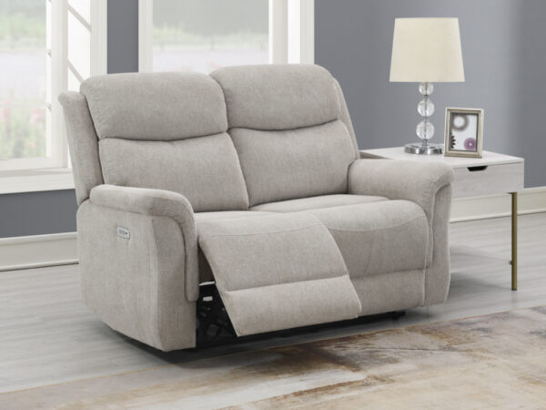 Farringdon Beige Electric 2 Seater Recliner