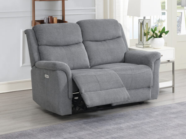 Farringdon Electric Grey 2 Seater Recliner