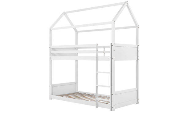 Home White Wooden Bunk Bed - Image 2