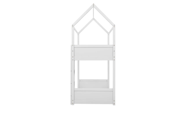 Home White Wooden Bunk Bed - Image 4