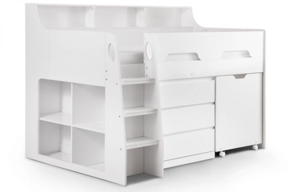 Jupiter White Midsleeper Bed - Image 5