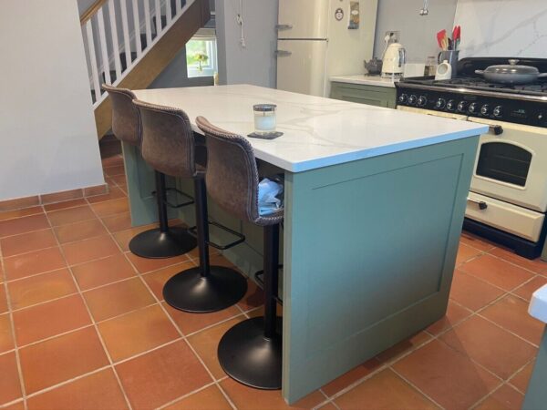 Cotswold Painted Solid Wooden Kitchen Island - Image 2