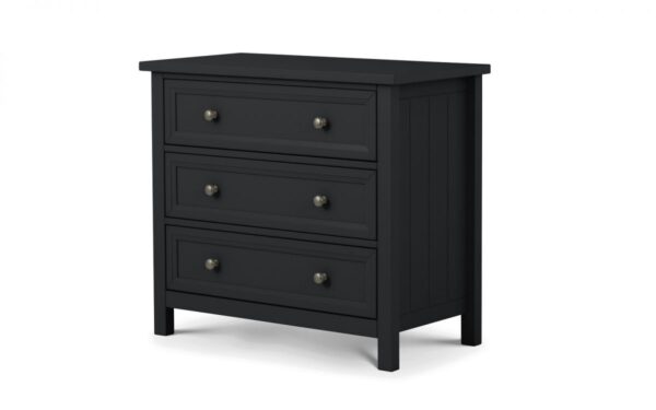 Maine Anthracite 3 Drawer Chest