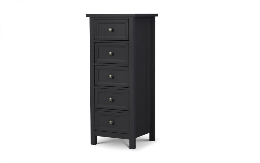 Maine Anthracite 5 Drawer Chest