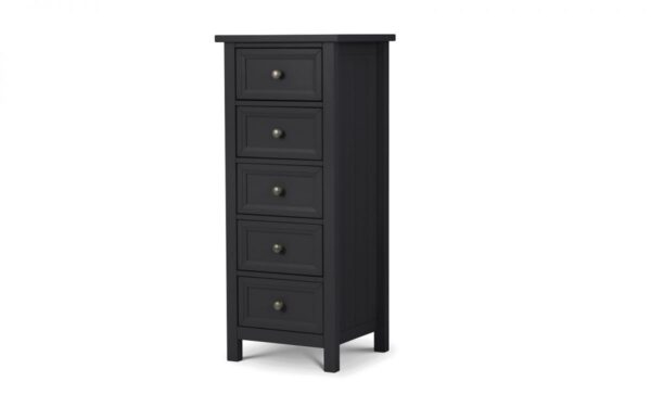 Maine Anthracite 5 Drawer Chest