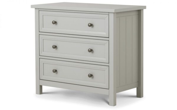 Maine Dove Grey 3 Drawer Chest