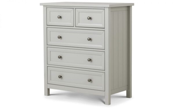 Maine Dove Grey 3+2  Drawer Chest