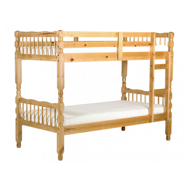 Milano Pine Wooden Bunk Bed