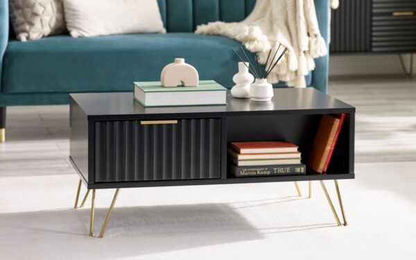 Murano Black Matte Coffee Table