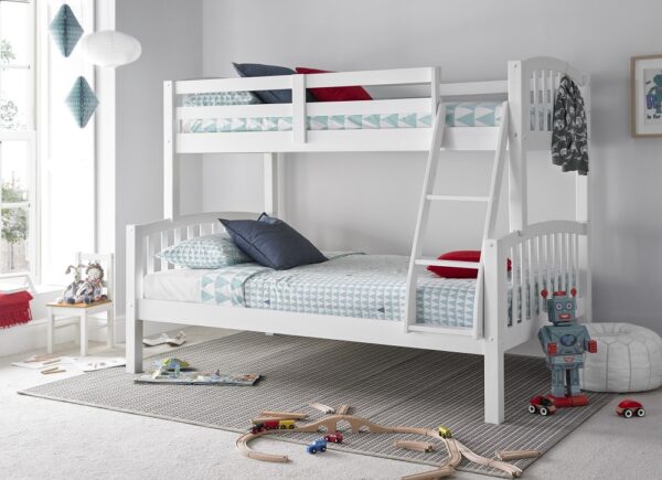 Mya White Triple Bunk Bed