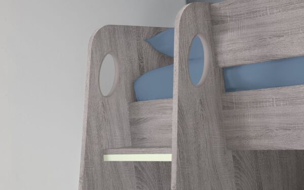 Nebula Grey Oak Gaming Bed - Image 6