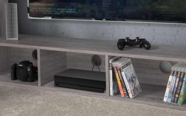 Nebula Grey Oak Gaming Bed - Image 8