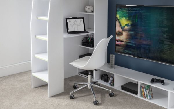 Nebula White Gaming Bed - Image 13