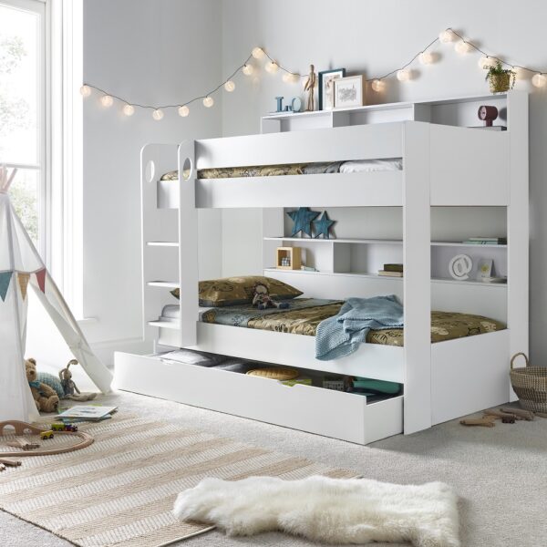 Oliver White Bunk Bed - Image 2