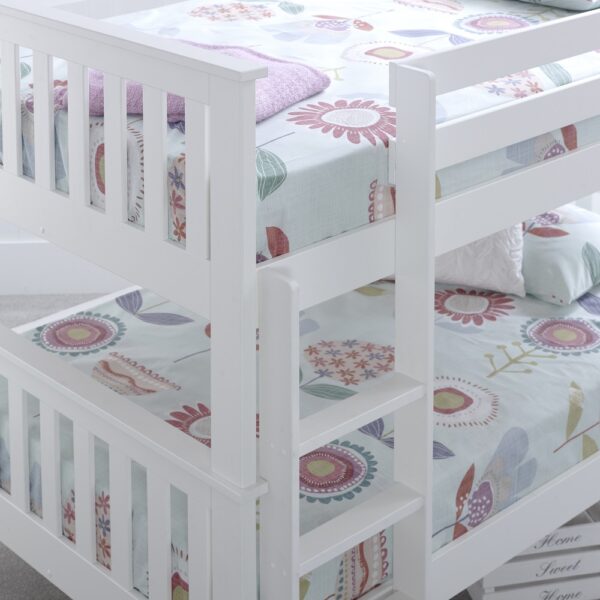 Oslo 4ft White Bunk Bed - Image 4