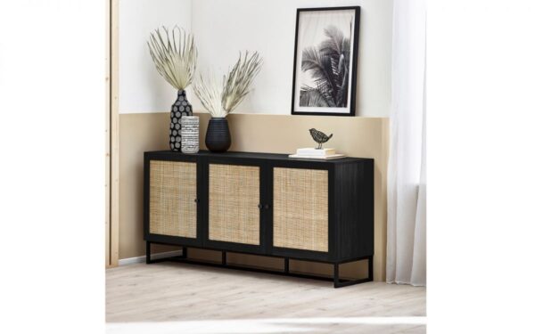 Padstow Black Sideboard