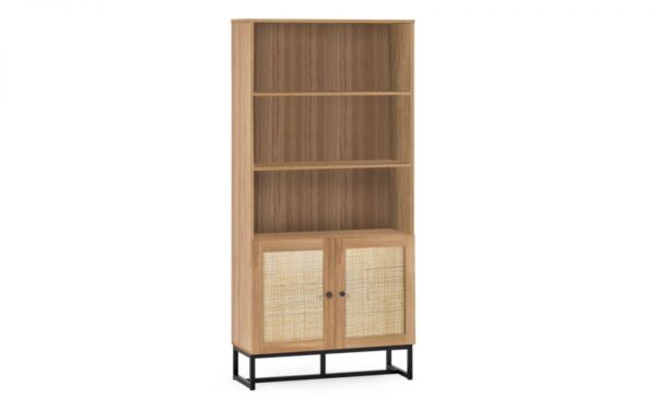 Padstow Oak Tall Bookcase - Image 2