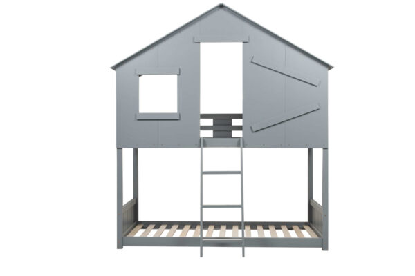 Safari Grey Wooden Bunk Bed - Image 3