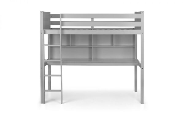 Titan Dove Grey Highsleeper Bed - Image 4