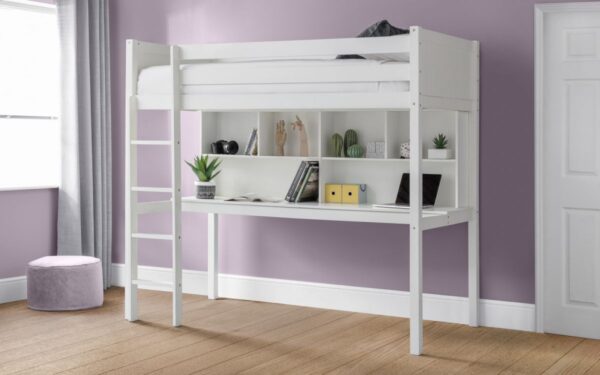 Titan White Highsleeper Bed - Image 10