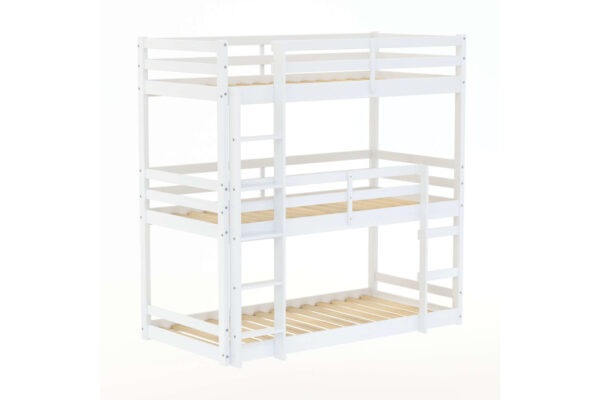 Tressa White Triple Bunk Bed - Image 4