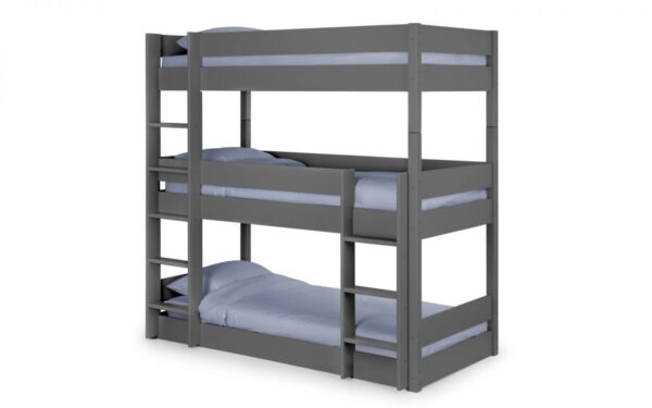 Trio Anthracite Wooden Bunk Beds - Image 2