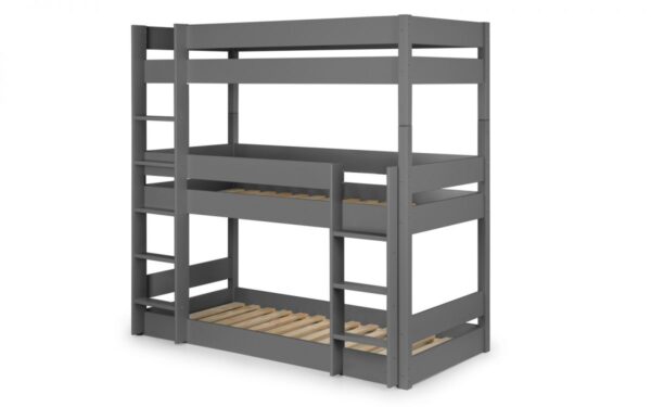 Trio Anthracite Wooden Bunk Beds - Image 3