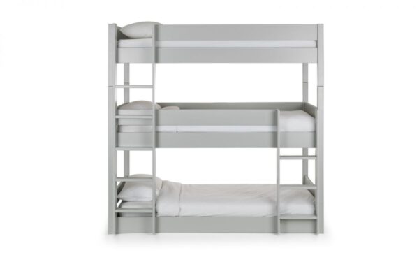Trio Grey Wooden Bunk Beds - Image 2