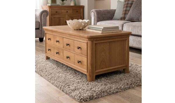 Vida Living Carmen Oak Coffee Table