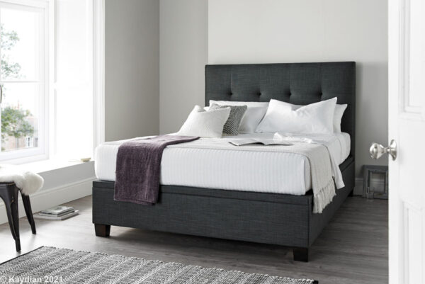 Walkworth Slate Super Kingsize Ottoman Bed